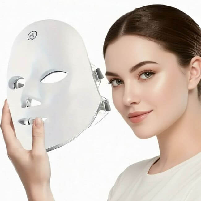 Máscara facial LED
