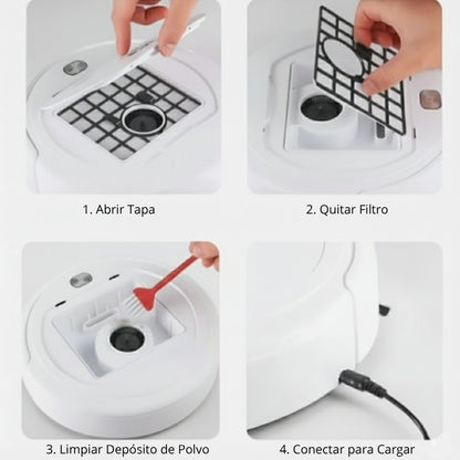 Mini Robot Aspirador Mopa y Escoba 3 en 1