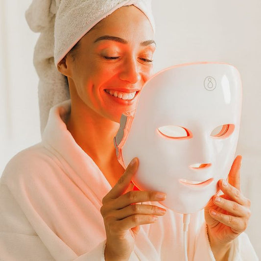 Máscara facial fototerapia LED
