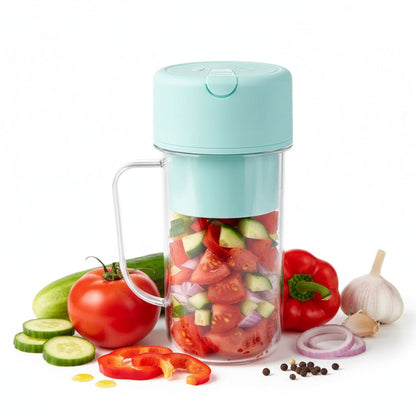 Batidora portátil con pajita